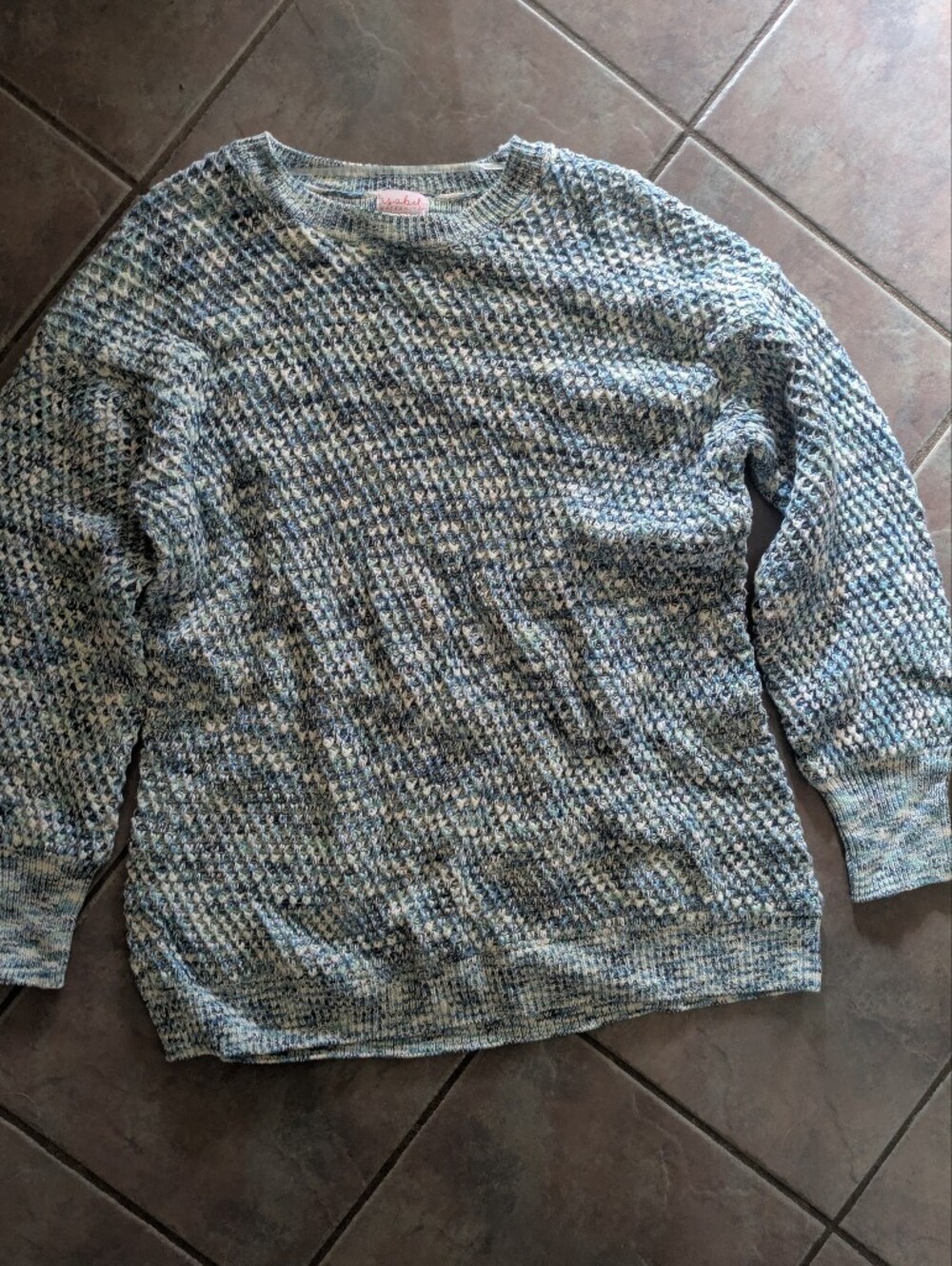 Isabel Maternity by Ingrid & Isabel Crewneck Sweater - Blue, Green, Gray, Cream
